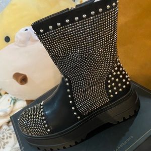 Azalea wang Lloyd platform studded boots